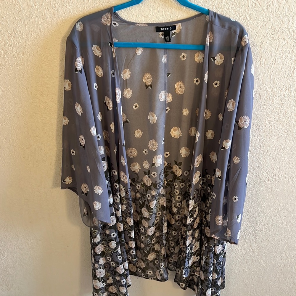 Torrid Floral Kimono